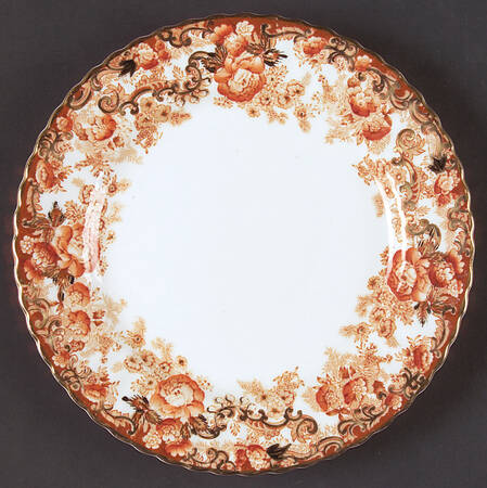 Victorian Rust Salad Plate