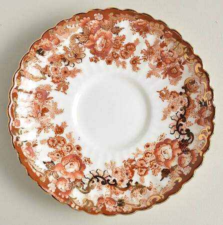 Victorian Rust Saucer for Oversized Cup
