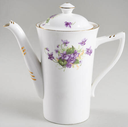 Violet (Scalloped) Coffee Pot & Lid