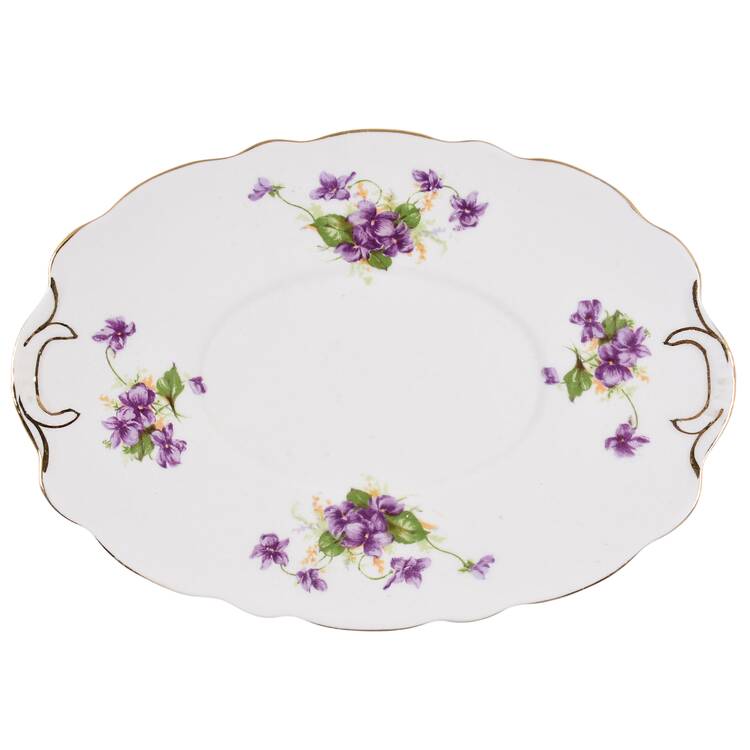 Violet (Scalloped) Underplate for Gravy Boat