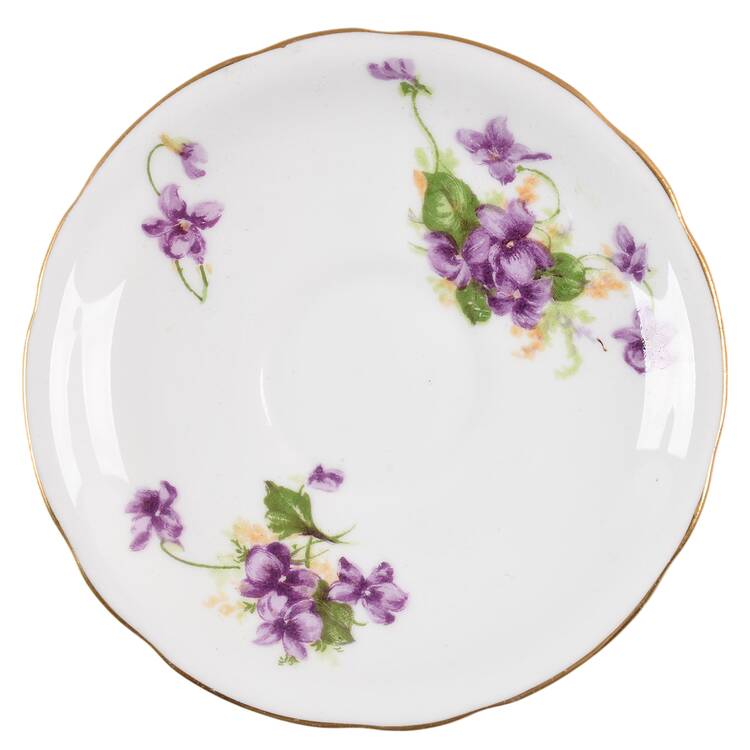 Violet (Scalloped) Saucer for Demitasse Cup