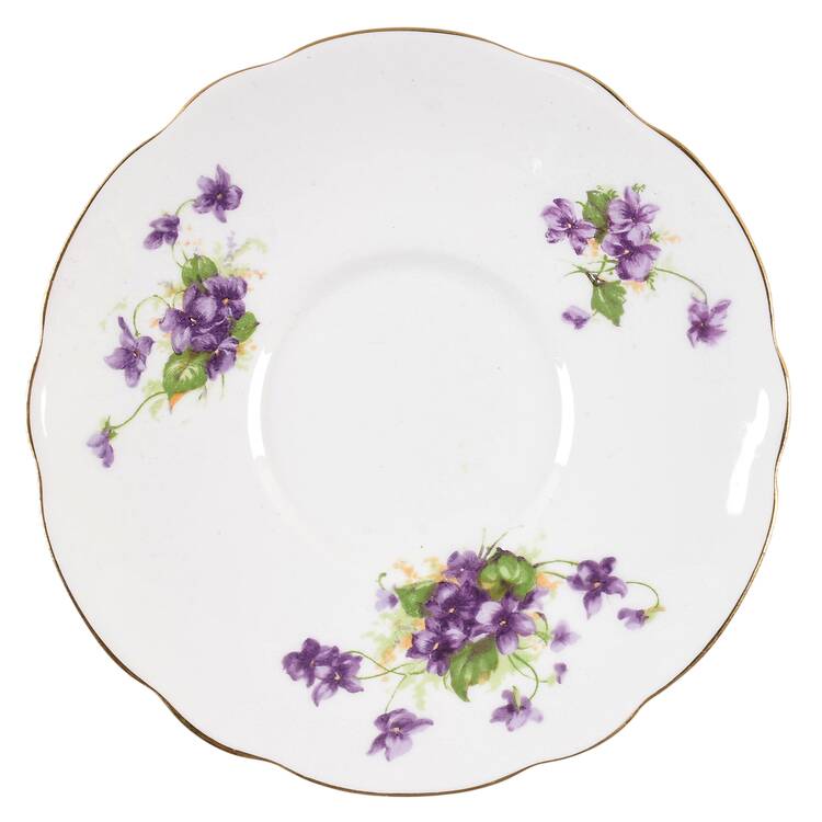 Violet (Scalloped) Saucer for Cream Soup Bowl