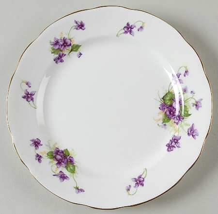 Violet (Scalloped) Luncheon Plate