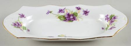 Violet (Scalloped) Tray for Creamer & Open Sugar