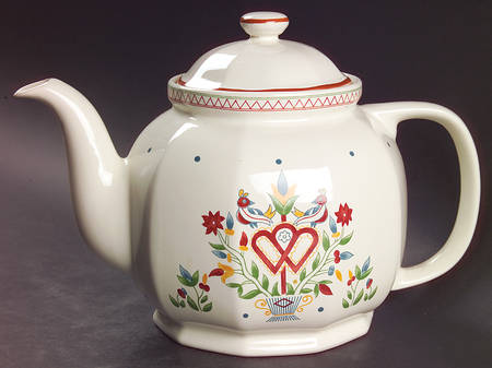American Scenic Teapot & Lid