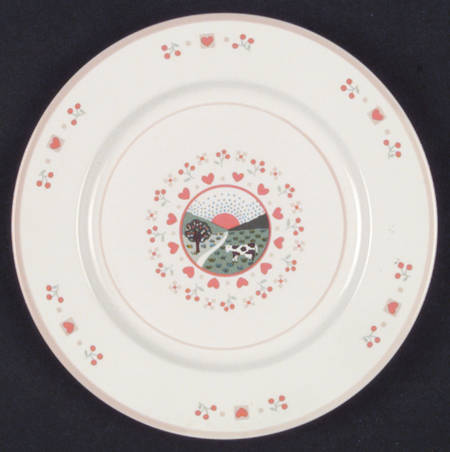 Heart and Home Salad Plate