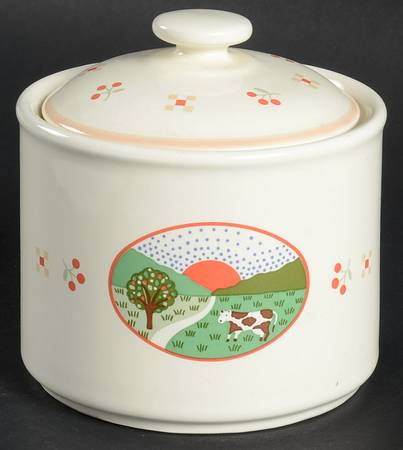 Heart and Home Sugar Bowl & Lid
