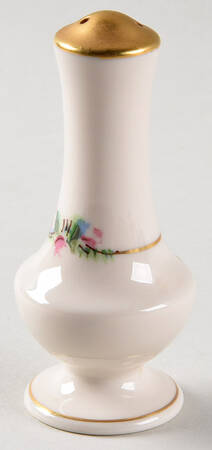 June Rose (Gold Trim) Salt Shaker