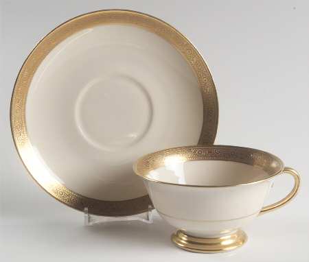 Minton Footed Cup & Saucer Set