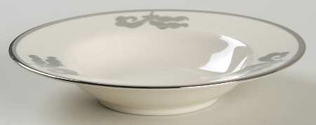 Platinum Orchid Rim Fruit/Dessert (Sauce) Bowl