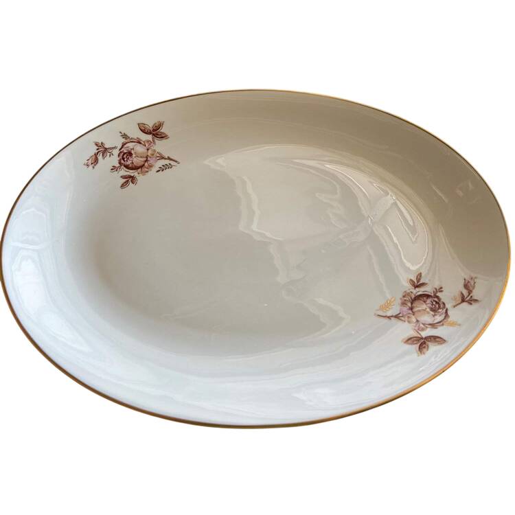The Velvet Rose 16" Oval Serving Platter