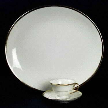 Wilshire Gold Footed Cup & Saucer Set