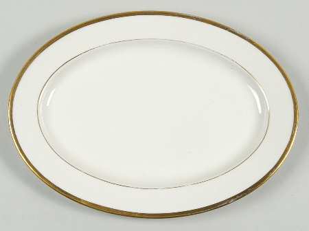 Wilshire Gold 12" Oval Serving Platter