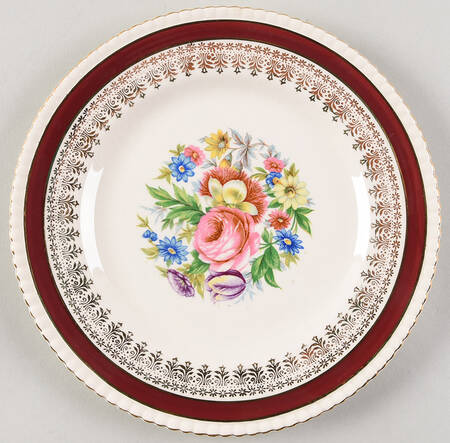 Cardinal Salad Plate by Royal Ascot