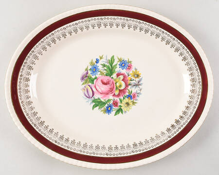 Cardinal 12" Oval Serving Platter by Royal Ascot