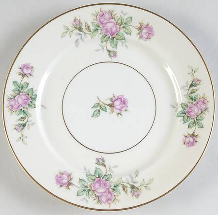Classic Rose Salad Plate