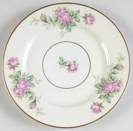 Classic Rose Bread & Butter Plate