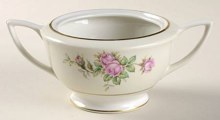 Classic Rose Sugar Bowl No Lid