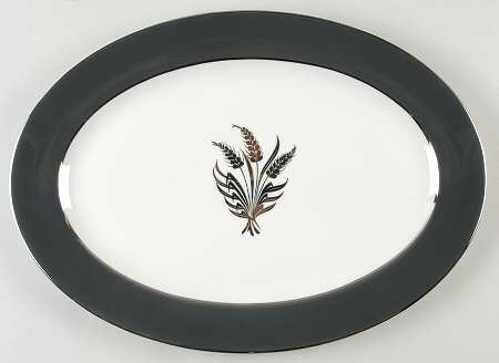 Silver Harvest 15" Oval Serving Platter