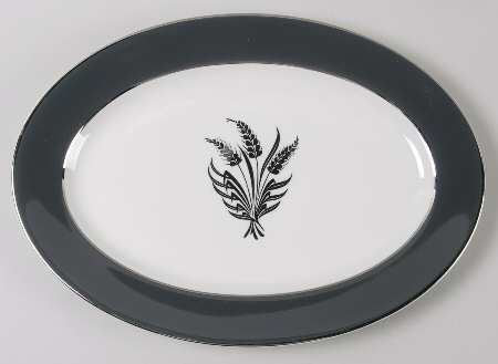 Silver Harvest 13" Oval Serving Platter