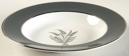 Silver Harvest Rim Soup Bowl