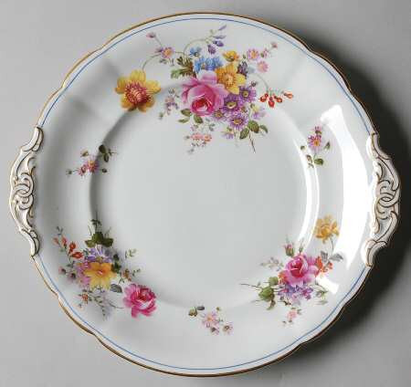9875 Handled Cake Plate
