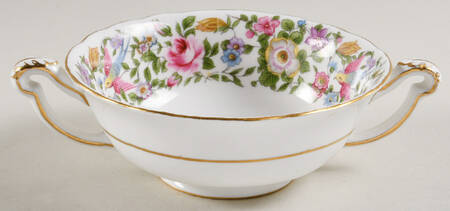 A454 Footed Cream Soup Bowl