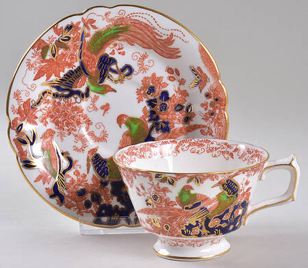 A549 (Royal) Footed Cup & Saucer Set