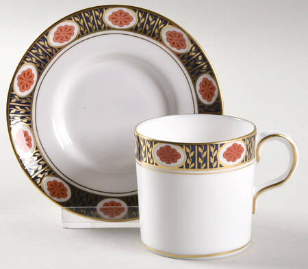 Ambassador Flat Demitasse Cup & Saucer Set