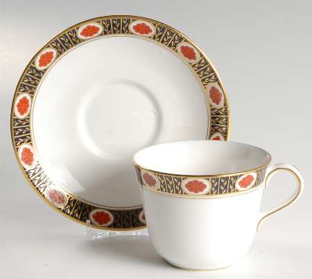 Ambassador Flat Cup & Saucer Set