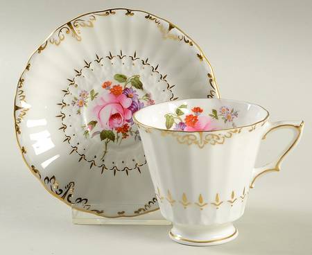 Ashby Footed Demitasse Cup & Saucer Set