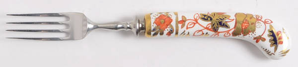 Asian Rose (Duesbury Shape) Dinner Fork (7 3/8" or Smaller)