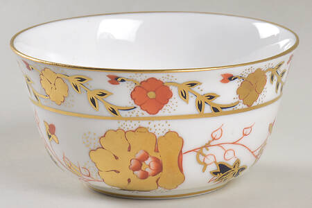Asian Rose (Duesbury Shape) Open Sugar Bowl