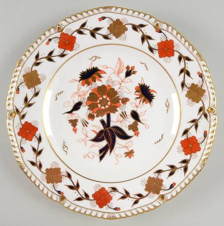 Gadroon Rose Dinner Plate