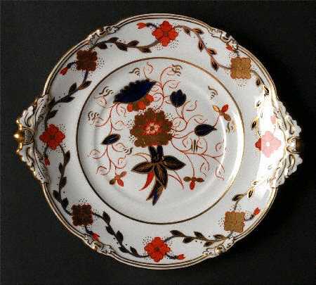 Asian Rose (Duesbury Shape) Underplate for Sauce Boat