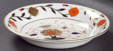 Asian Rose (Duesbury Shape) Coupe Cereal Bowl