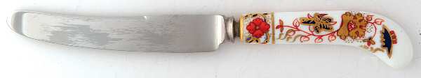 Asian Rose (Duesbury Shape) Individual Tea Knife