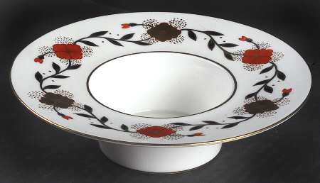 Asian Rose (Duesbury Shape) Saucer for Trembleuse Cup