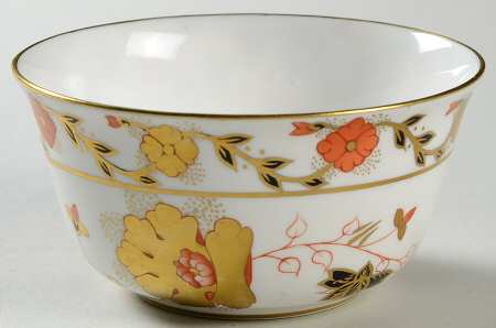 Asian Rose (Duesbury Shape) Open Sugar Bowl