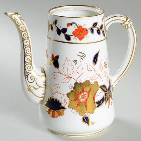 Asian Rose (Duesbury Shape) Mini Coffee Pot No Lid