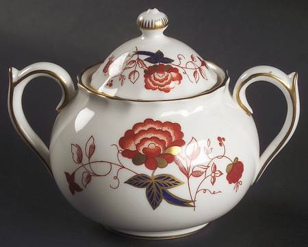 Bali (Boston Shape, Swirl) Sugar Bowl & Lid