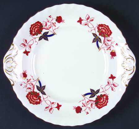 Bali (Boston Shape, Swirl) Handled Cake/Pastry Plate