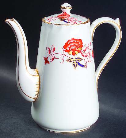 Bali (Boston Shape, Swirl) Coffee Pot & Lid