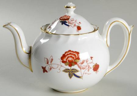 Bali (Boston Shape, Swirl) Teapot & Lid