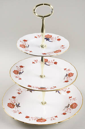 Bali (Ely Chelsea) 13 7/8"-14 1/4" 3-Tiered Serving Tray(DP,SP,BB) HC
