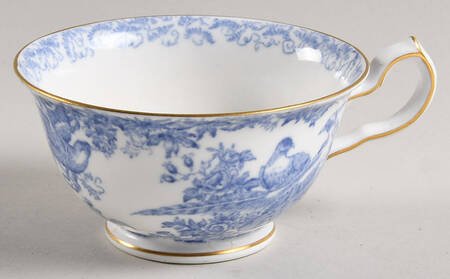 Blue Aves Footed Cup