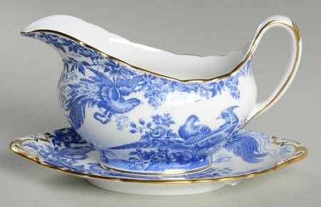 Blue Aves Gravy Boat & Underplate