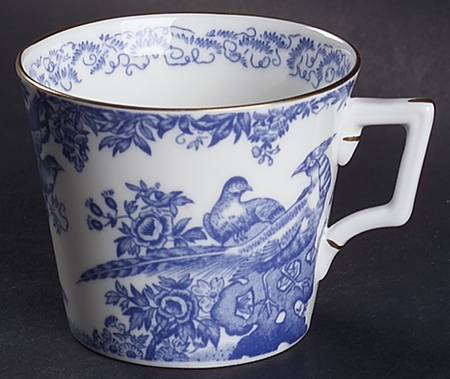 Blue Aves Flat Cup
