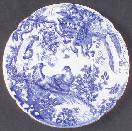 Blue Aves Saucer for Footed Cream Soup Bowl