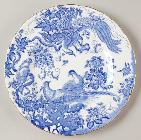 Blue Aves Salad Plate
